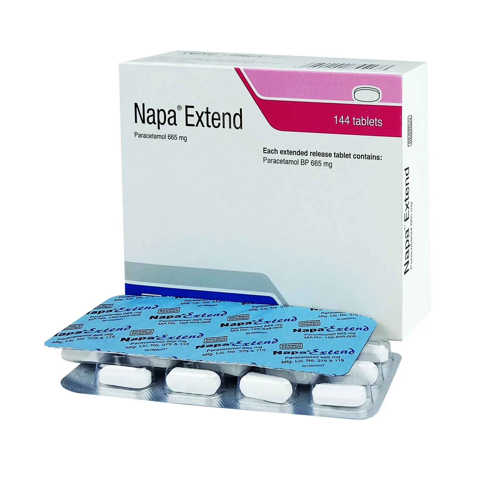 Napa extend 665mg