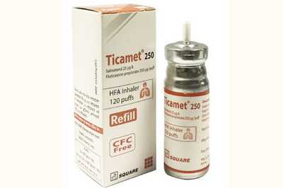 Ticamet 250 HFA inhaler refill