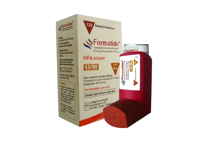 Formatide 4.5/160 HFA inhaler