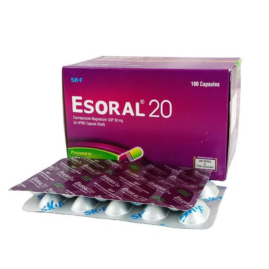 Esoral 20 mg cap